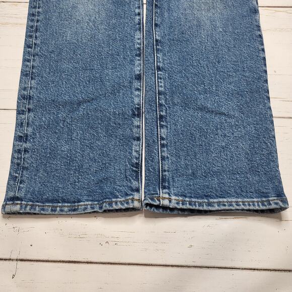 J. Crew 96 Slim Straight Jeans Medium Lark Wash High Rise Full Length Stretch 26 - Picture 8 of 10
